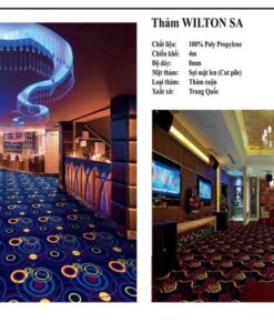 Thảm trải sàn Cần Thơ Wilton xanh